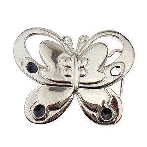 Rock Rebel Brand Silver Butterfly Buckle